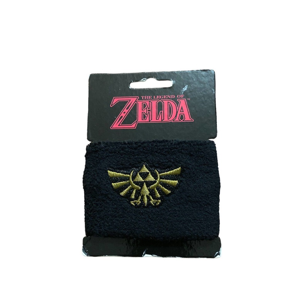 NINTENDO Legend of Zelda Hyrule Logo Terry Cloth Wristband New